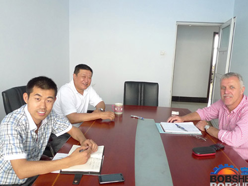 荷蘭客戶對(duì)宏興公司進(jìn)行訪問(wèn)