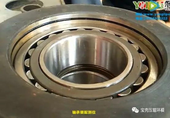 顆粒機(jī)壓輥總成安裝方法圖解